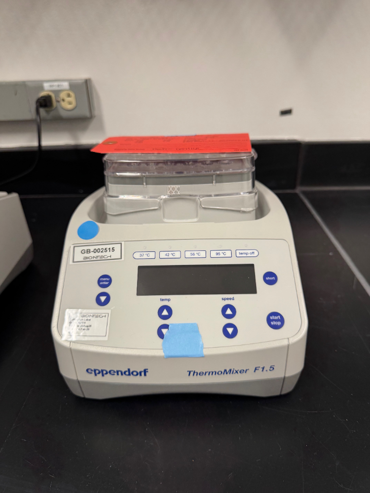 Image of Eppendorf ThermoMixer F1.5 Tube Mixer